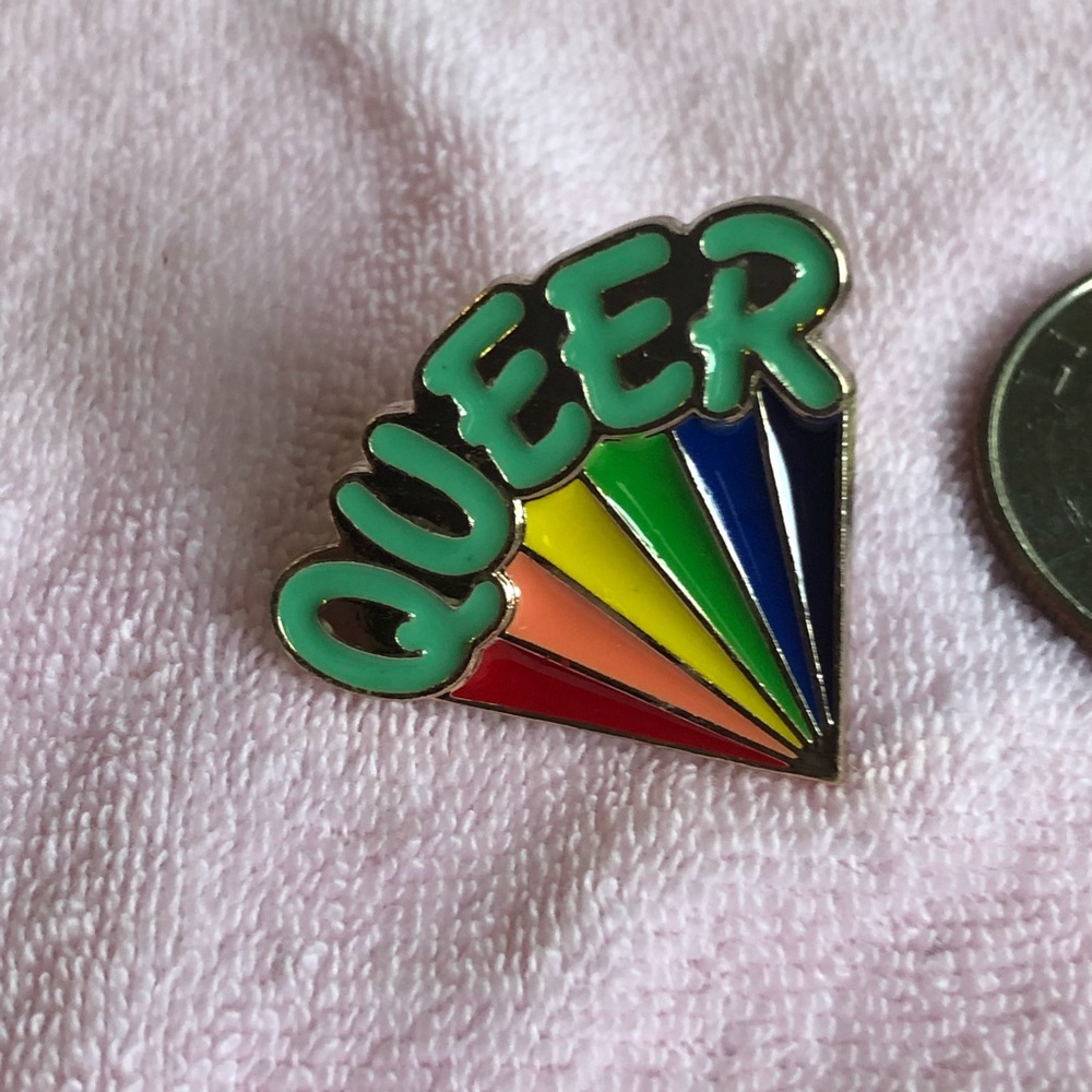 🌈2/$15 PRIDE Queer Rainbow Pin LGBTQ